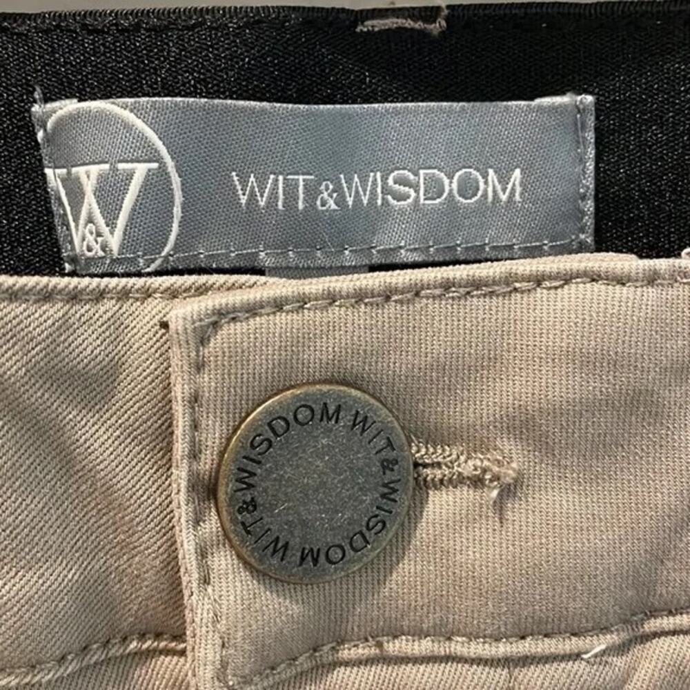 Nordstrom Wit & Wisdom Brown 'Ab'Solution High Waist Skinny Ankle Pant Sz 2✨🤎🫒 - Picture 9 of 9